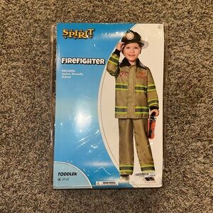 Firefighter Toddler Costume, 3T-4T. Excellent condition. *WORN ONCE